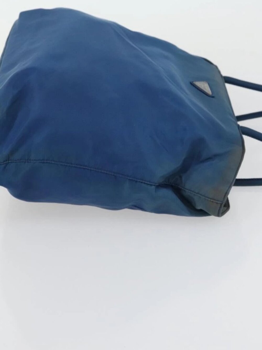 PRADA Tote Bag Nylon 2 Set Blue Beige Auth 157189 - Picture 10 of 16